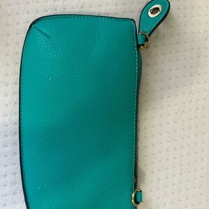 Elegant Teal Wristlet